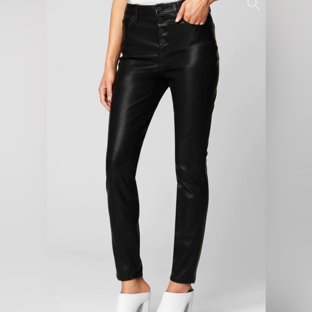 🔥NWT 🔥BLACK 🔥SKINNY 🔥VEGAN 🔥LEATHER 🔥PANTS 🔥